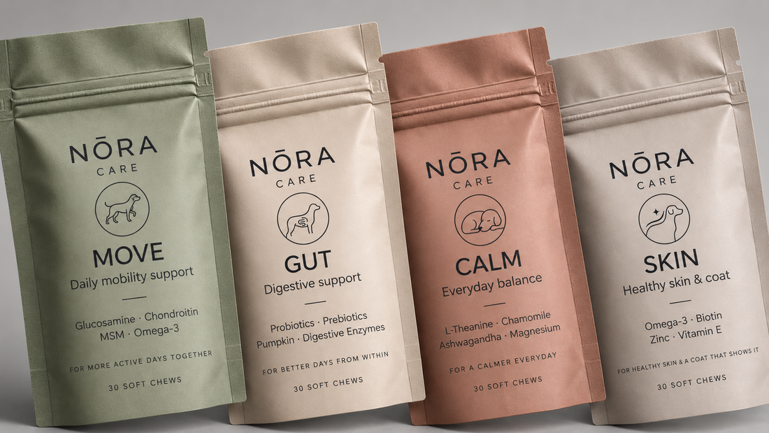 NŌRA Care daily wellness range